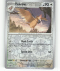 Fearow Reverse Holo Uncommon SV: Scarlet & Violet 151 022/165 NM