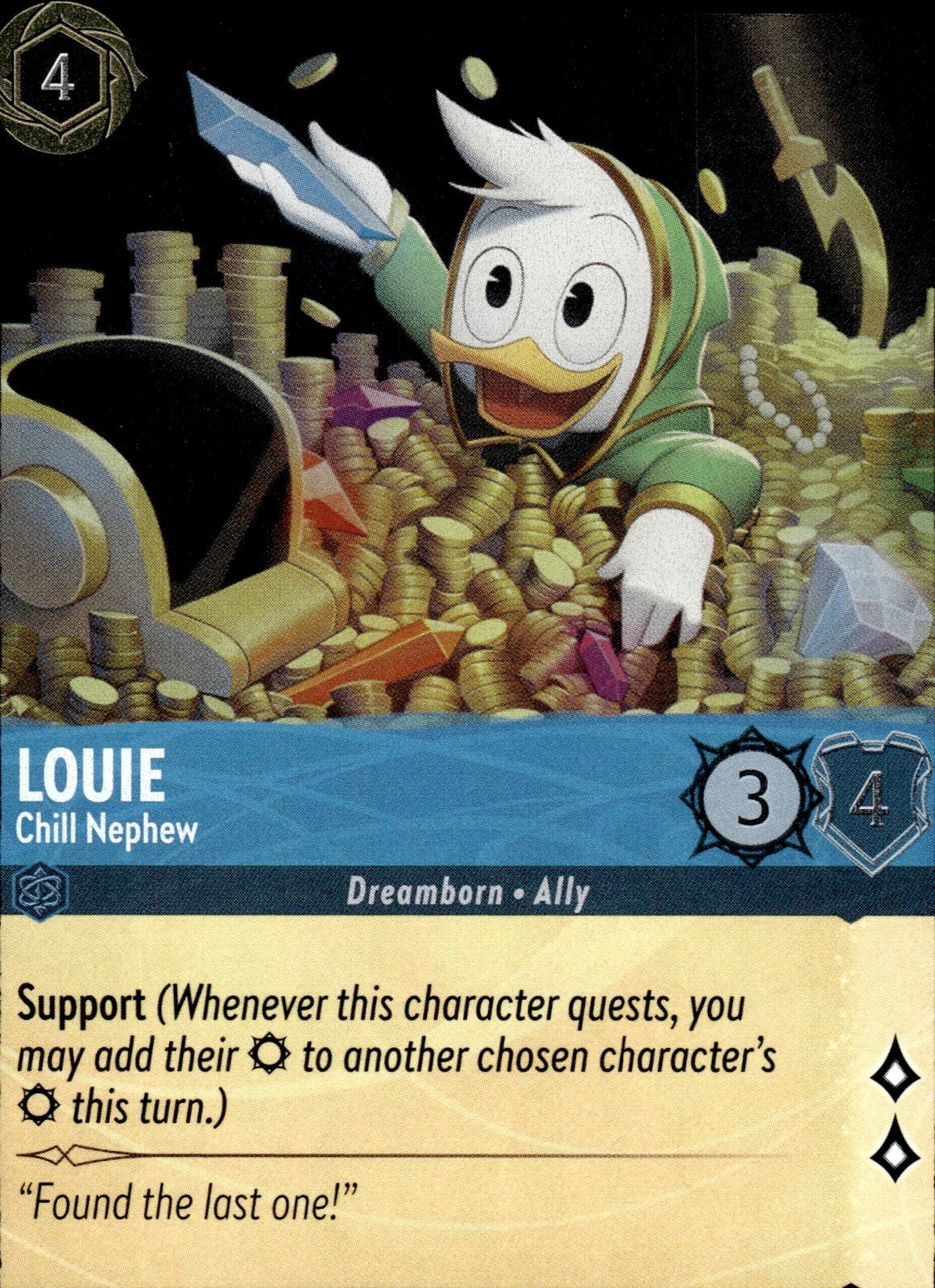Louie - Chill Nephew Cold Foil Common Into the Inklands 149/204 NM
