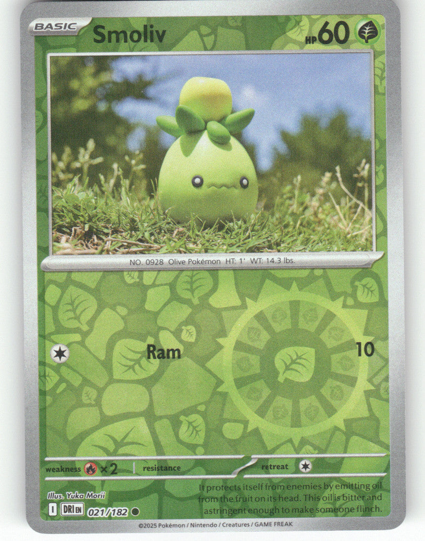 Smoliv Reverse Holo Common SV10: Destined Rivals 021/182 NM