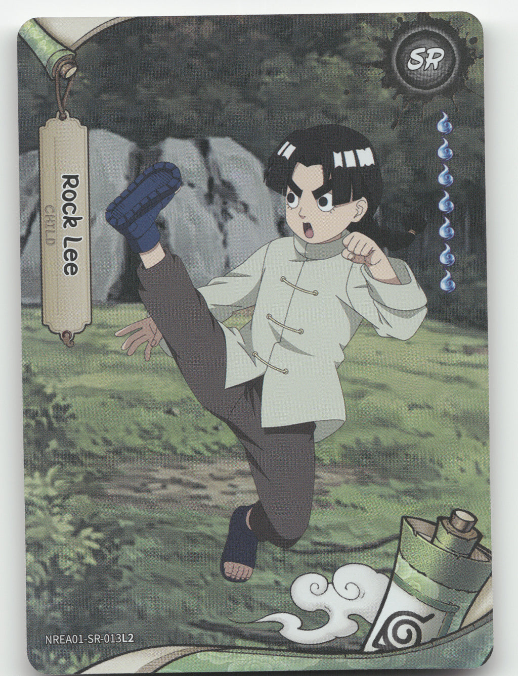 Rock Lee Base SR Earth Scroll Series 1 013L2 NM front