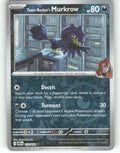 Team Rocket's Murkrow Reverse Holo Uncommon SV10: Destined Rivals 127/182 NM