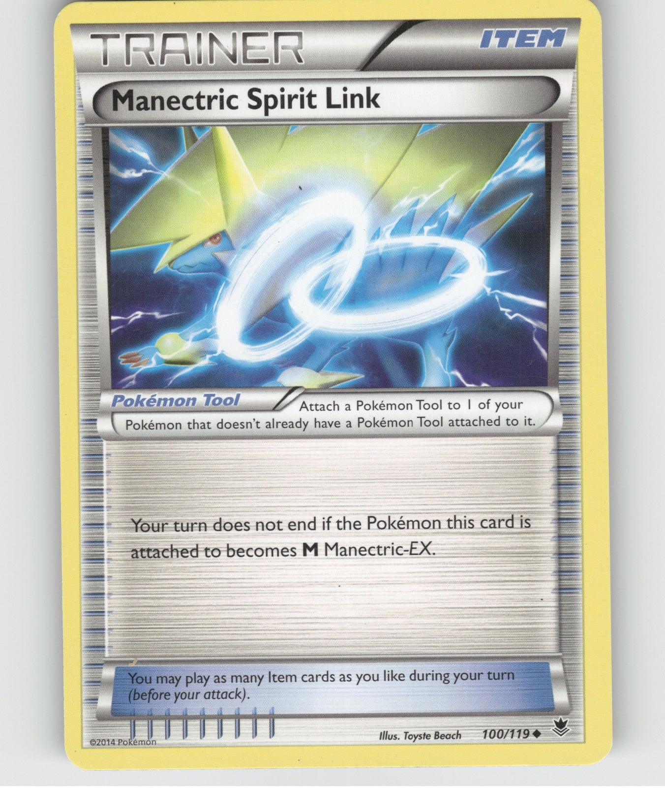 Manectric Spirit Link Uncommon XY - Phantom Forces 100/119 NM