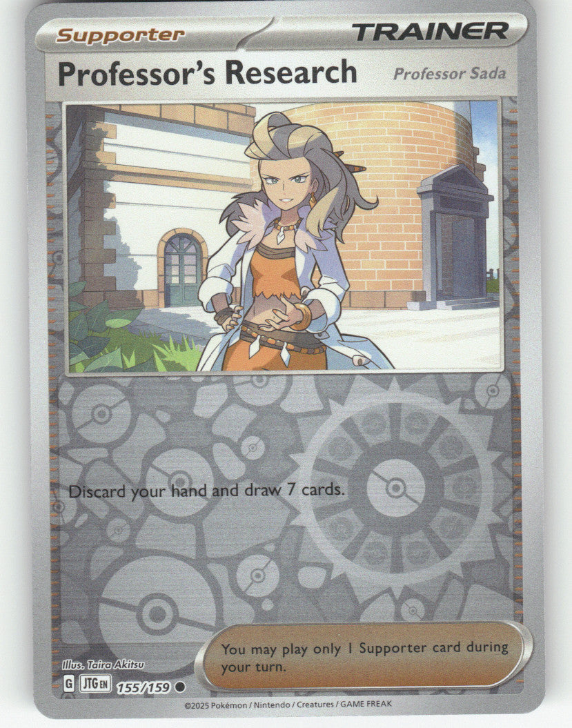 Professor's Research Reverse Holo Common SV09: Journey Together 155/159 NM