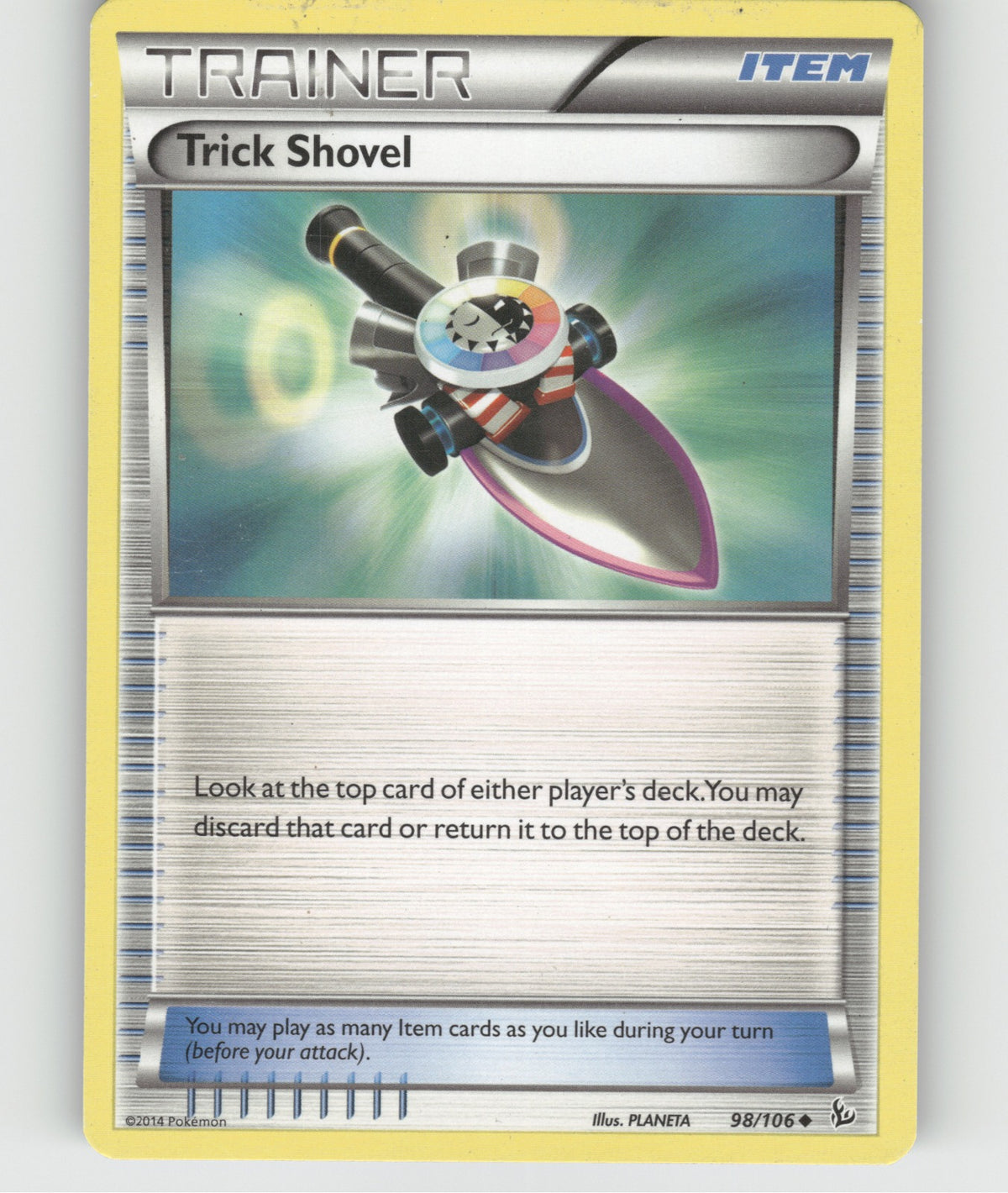 Trick Shovel Uncommon XY - Flashfire 98/106 NM