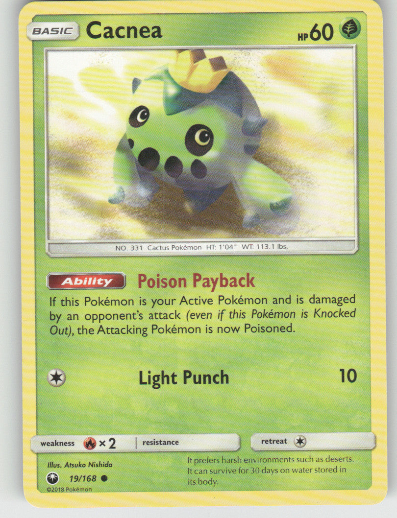 Cacnea Common SM - Celestial Storm 19/168 NM