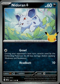 Nidoran F Holo Common ME: 30th Celebration 087/128 NM