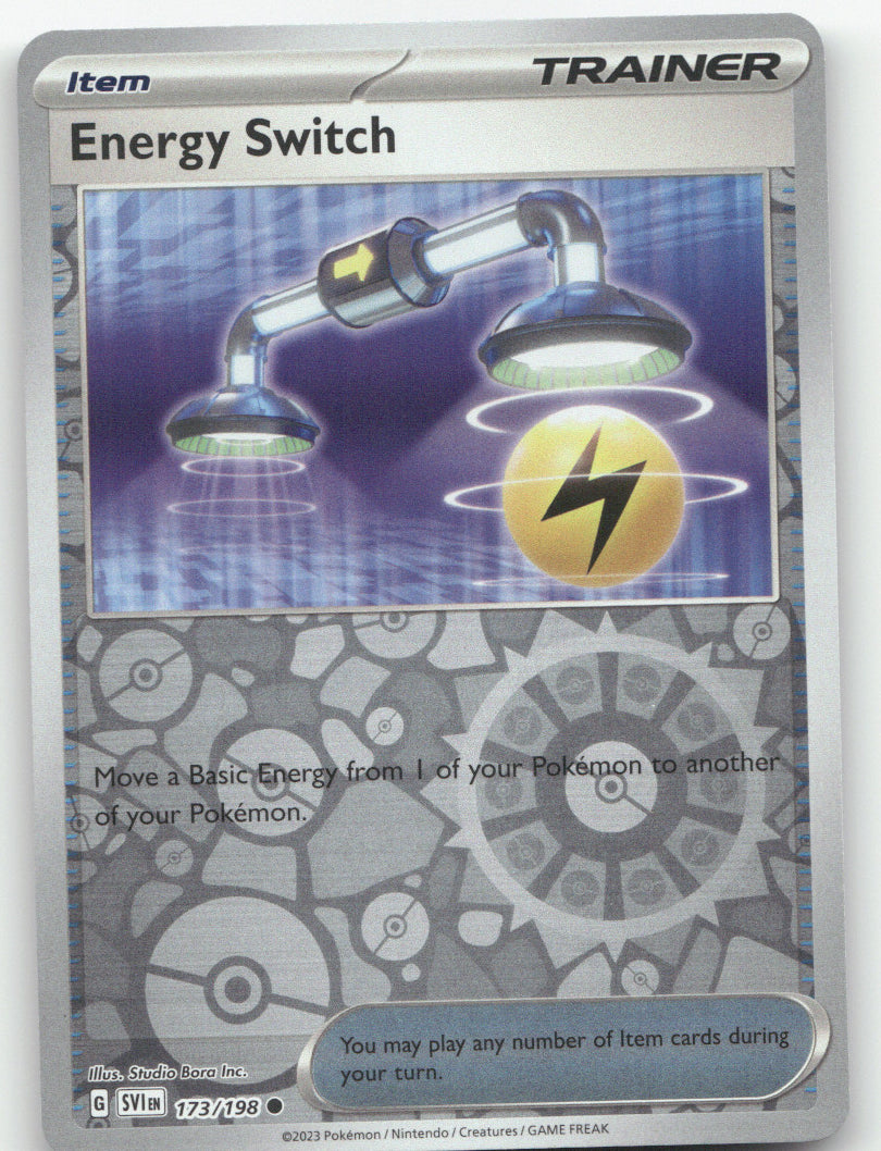 Energy Switch Reverse Holo Common SV01: Scarlet & Violet Base Set 173/198 NM