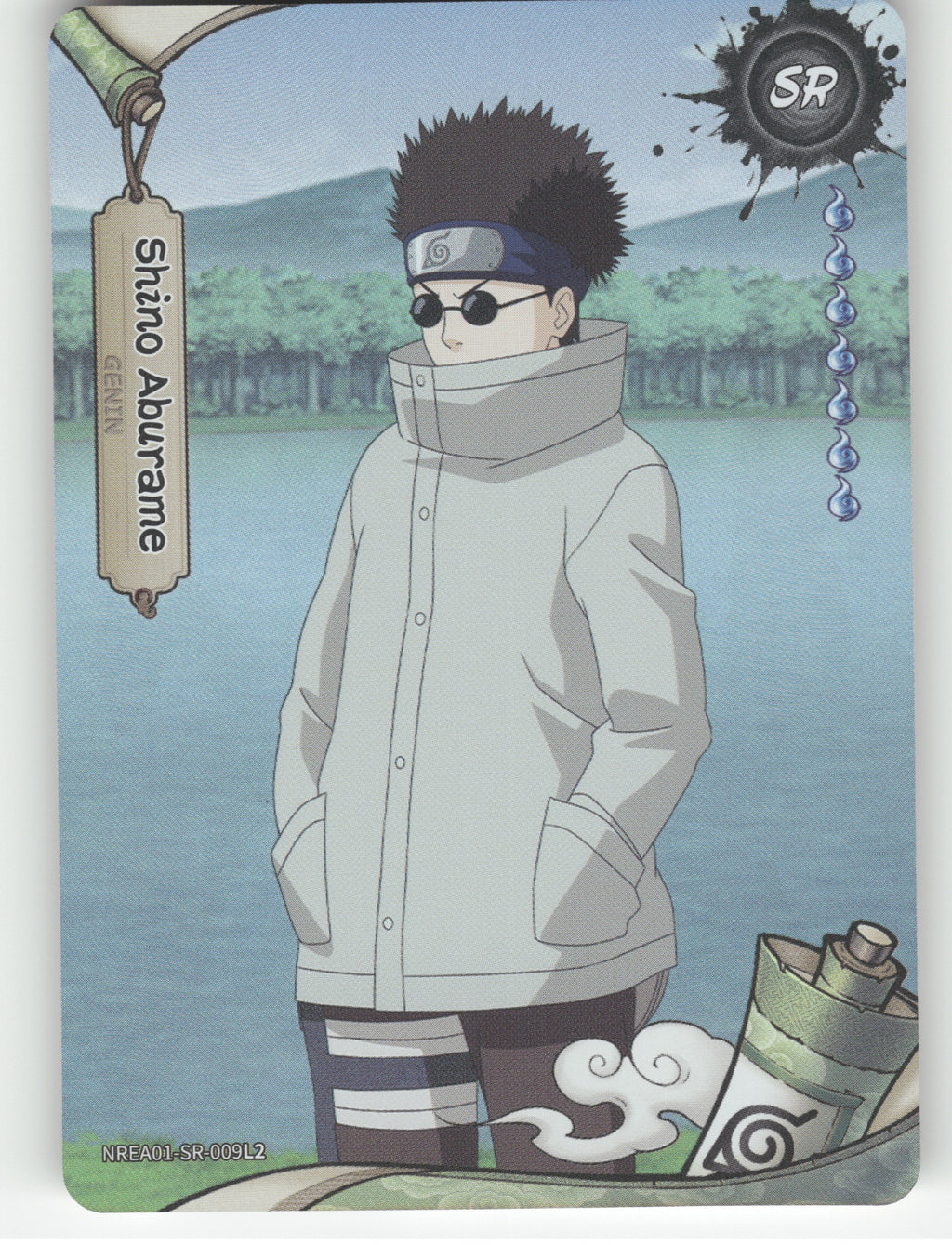 Shino Aburame Base SR Earth Scroll Series 1 009L2 NM front