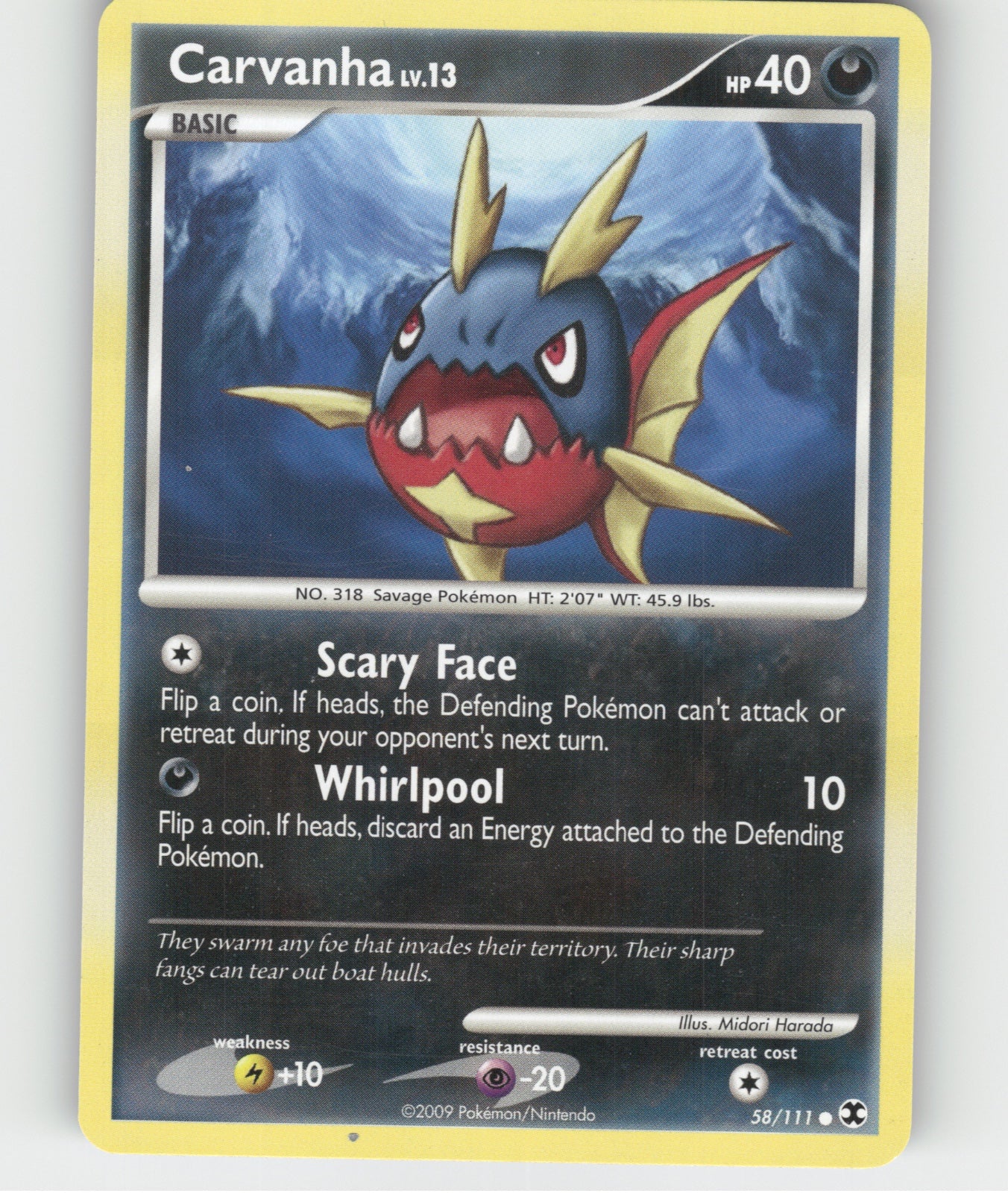 Carvanha Common Rising Rivals 58/111 NM