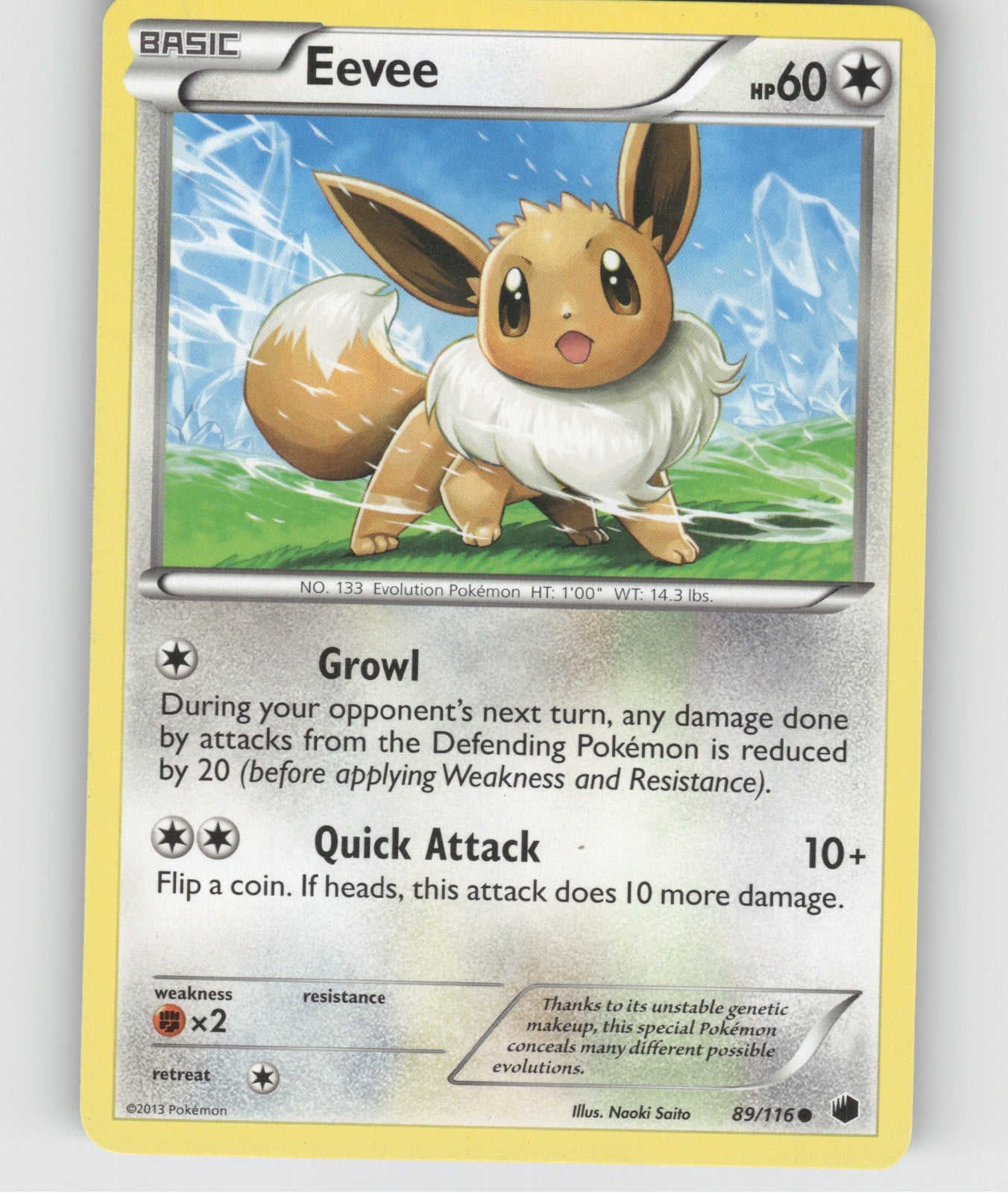 Eevee (89) Common Plasma Freeze 89/116 NM