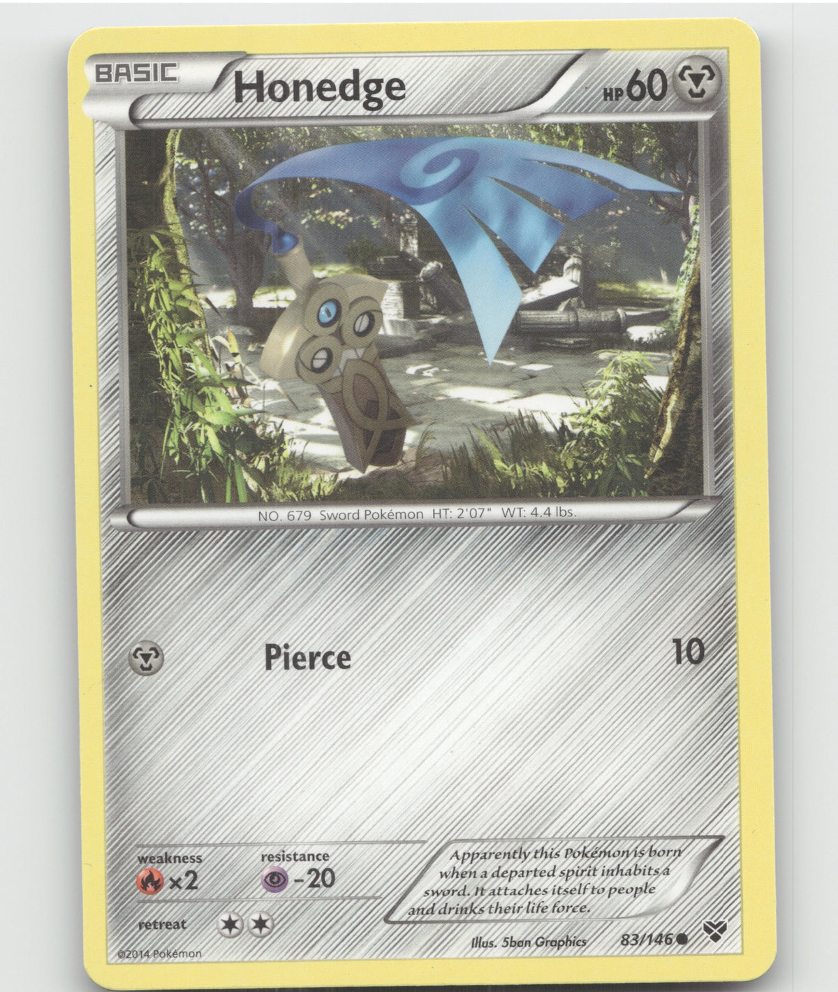 Honedge Common XY Base Set 83/146 LP