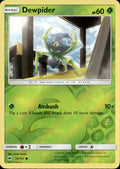 Dewpider Reverse Holo Common SM - Burning Shadows 14/147 NM