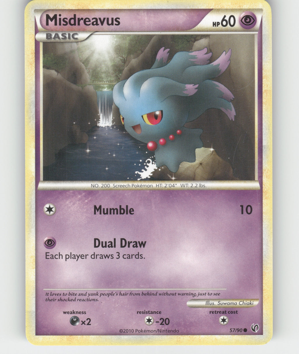 Misdreavus Common Undaunted 57/90 NM