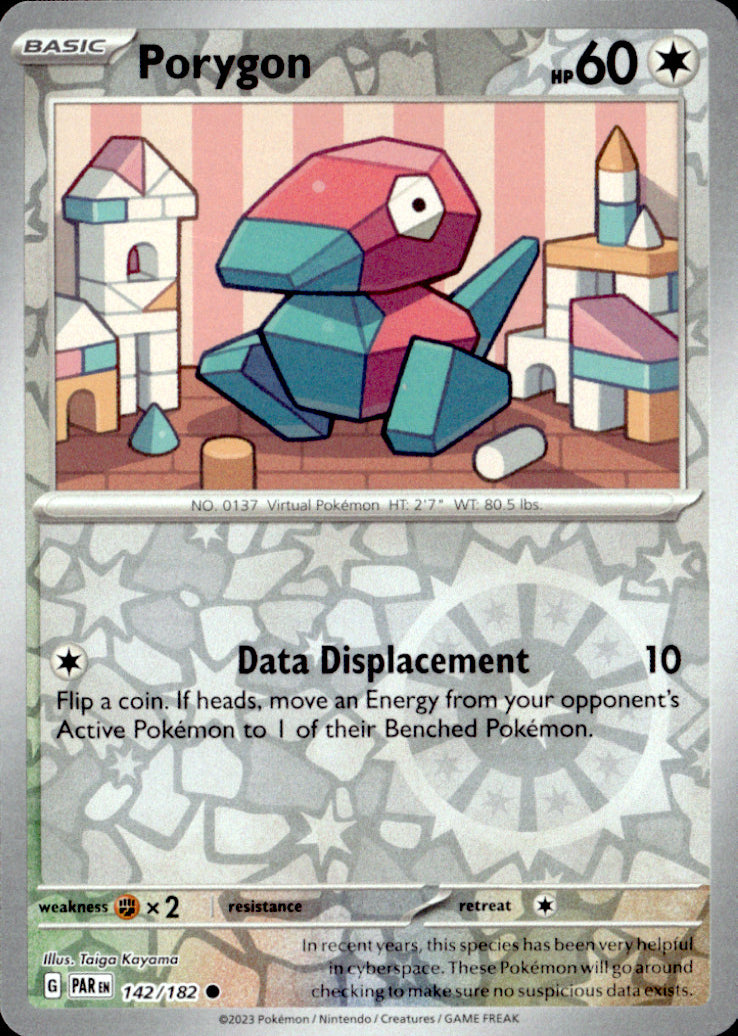 Porygon Reverse Holo Common SV04: Paradox Rift 142/182 NM