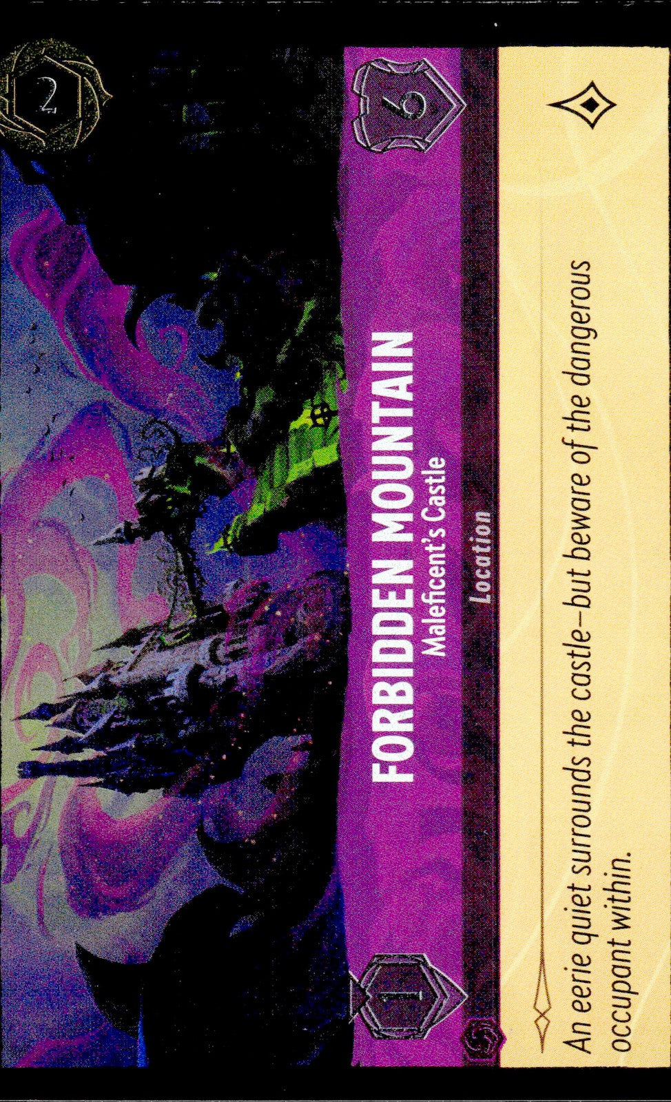 Forbidden Mountain - Maleficent's Castle Cold Foil Into the Inklands 66/204 NM
