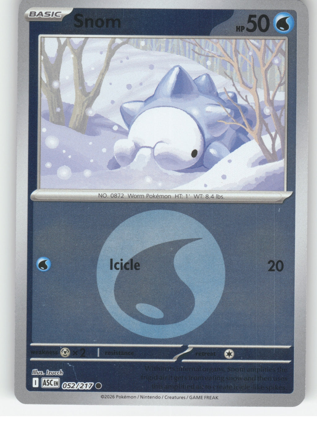 Snom (Energy Symbol Pattern) Reverse Holo Common ME: Ascended Heroes 052/217 NM