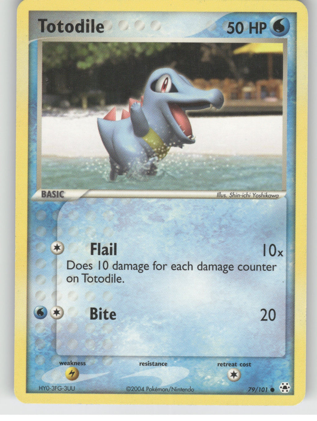Totodile Common EX Hidden Legends 79/101 NM
