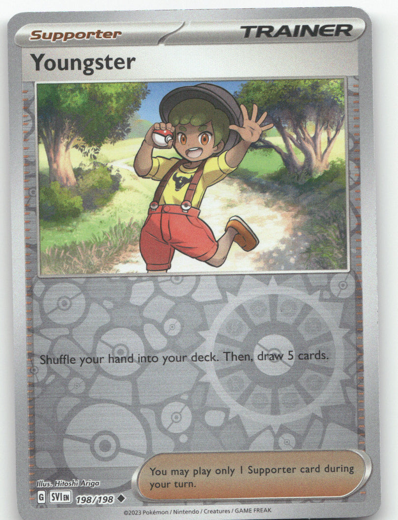Youngster Reverse Holo Uncommon SV01: Scarlet & Violet Base Set 198/198 NM