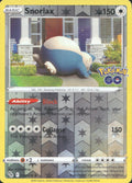 Snorlax Reverse Holo Holo Rare Pokemon GO 055/078 NM