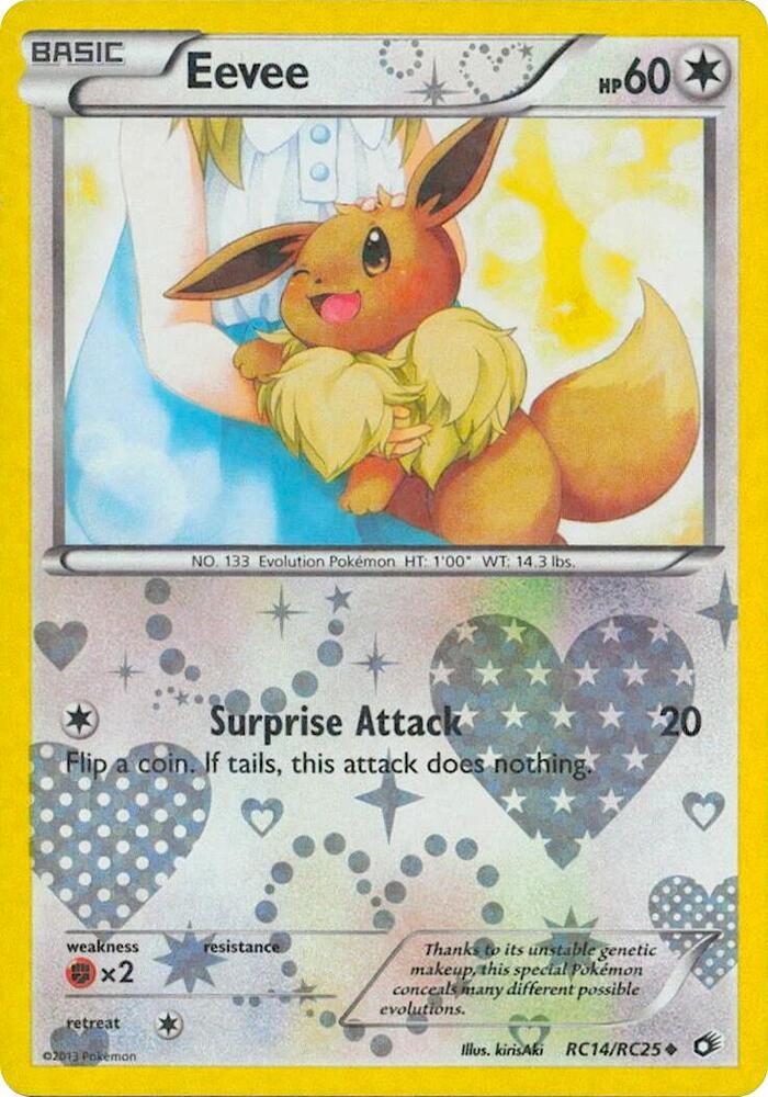 Eevee Holo Uncommon Legendary Treasures: Radiant Collection RC14/RC25 HP