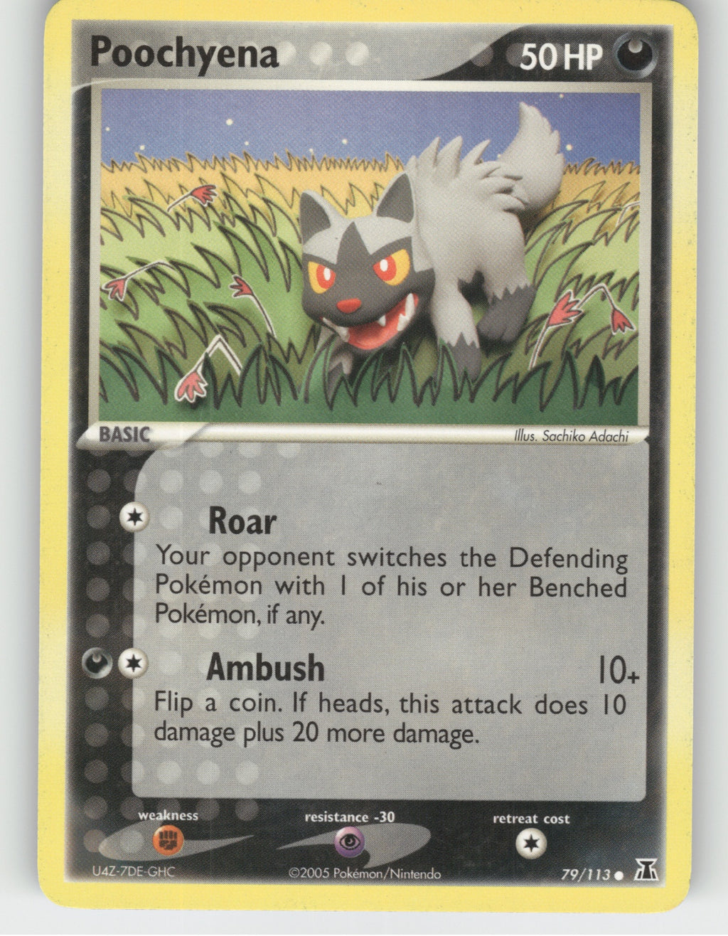 Poochyena Common EX Delta Species 79/113 NM