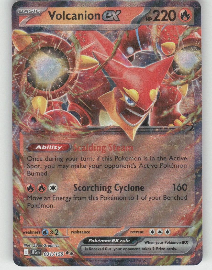 Volcanion ex Holo Double Rare SV09: Journey Together 031/159 NM