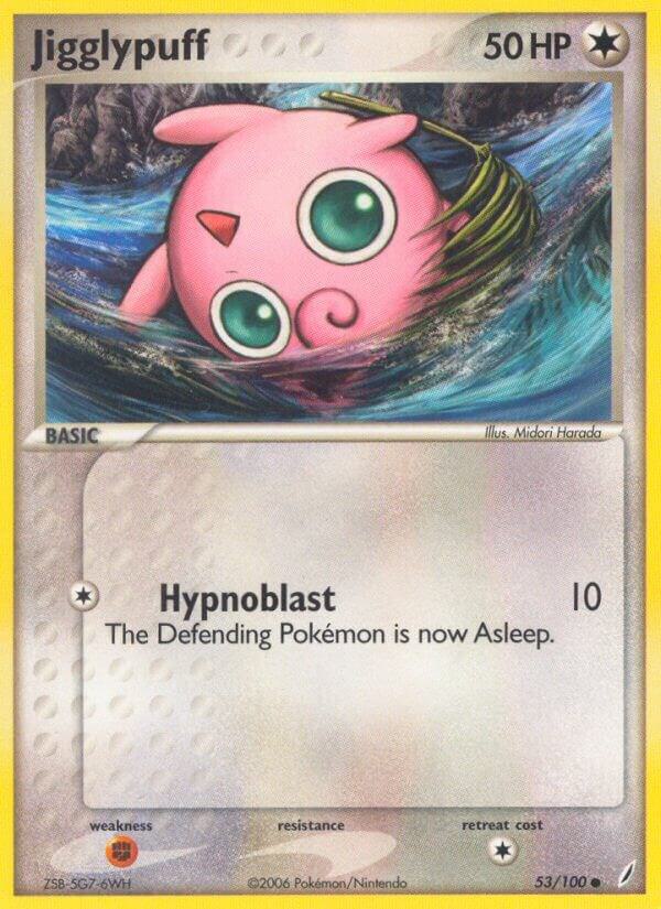 Jigglypuff Common EX Crystal Guardians 53/100 NM