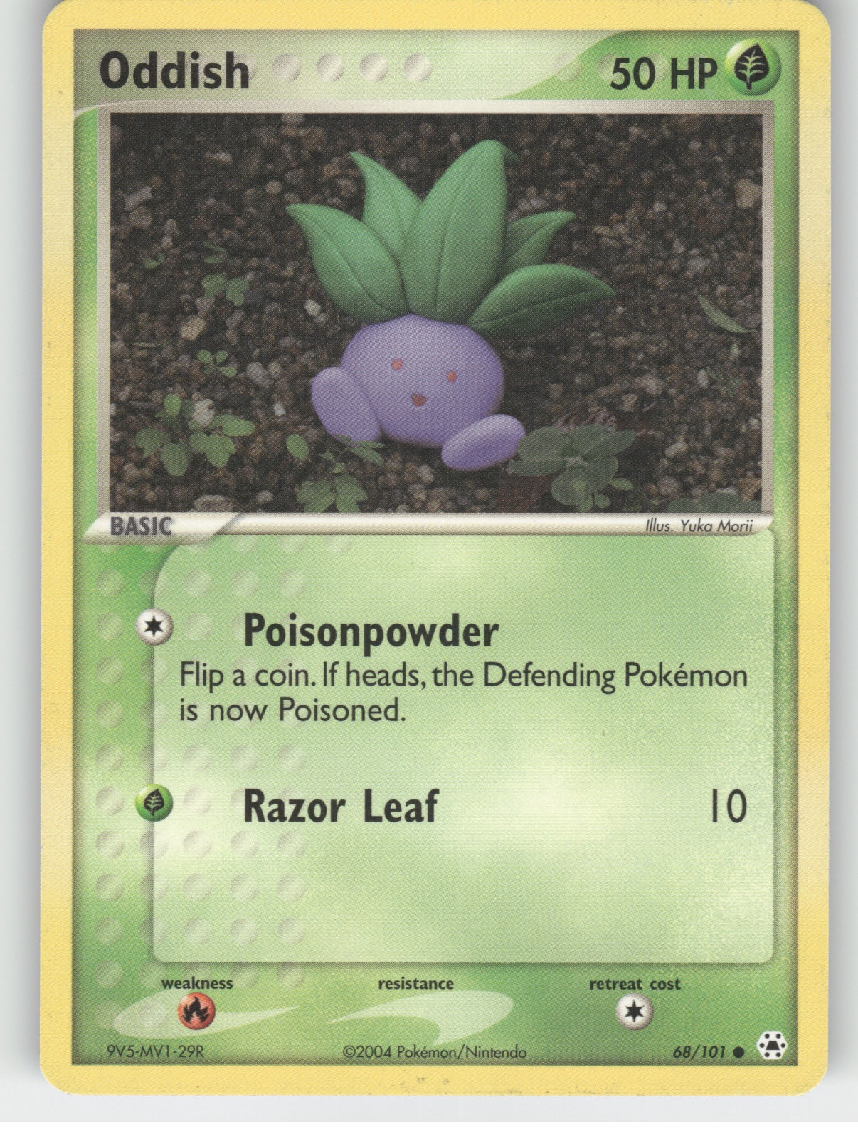 Oddish Common EX Hidden Legends 68/101 NM