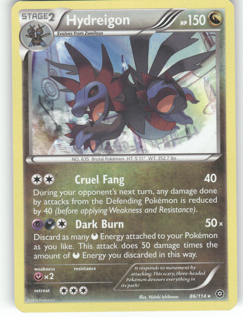 Hydreigon Holo Rare XY - Steam Siege 86/114 NM