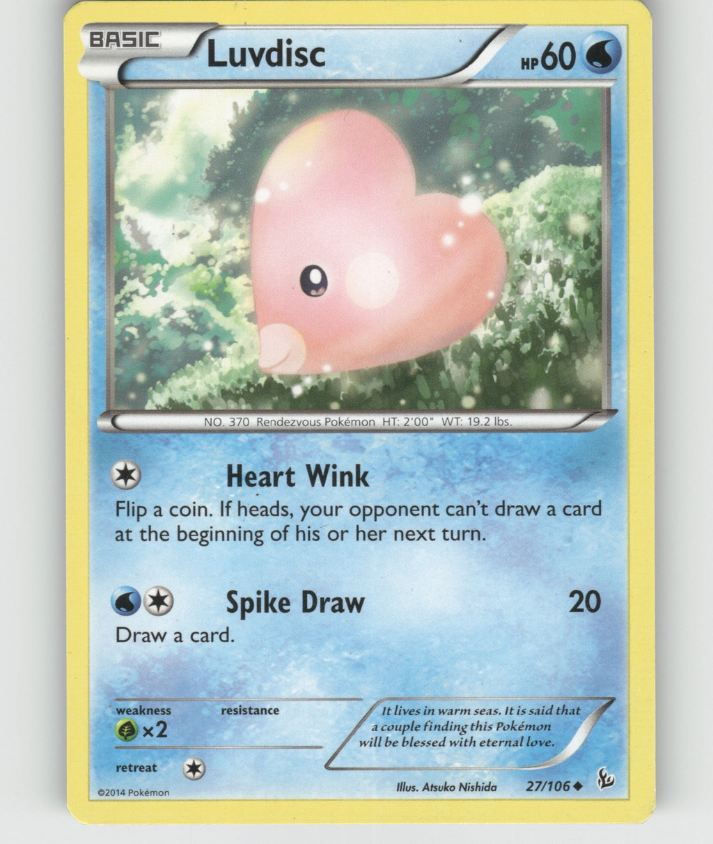 Luvdisc Uncommon XY - Flashfire 27/106 NM