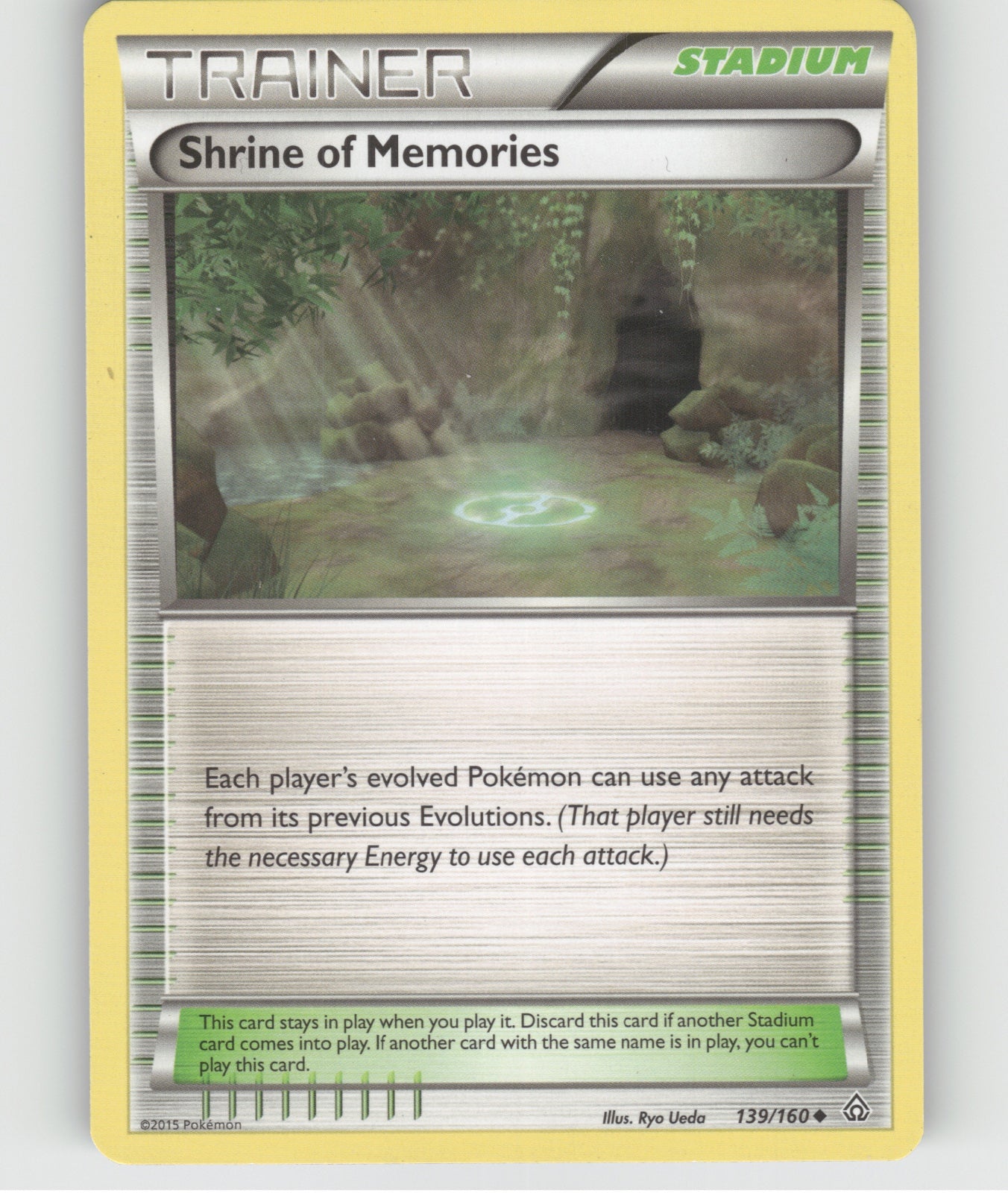 Shrine of Memories Uncommon XY - Primal Clash 139/160 NM