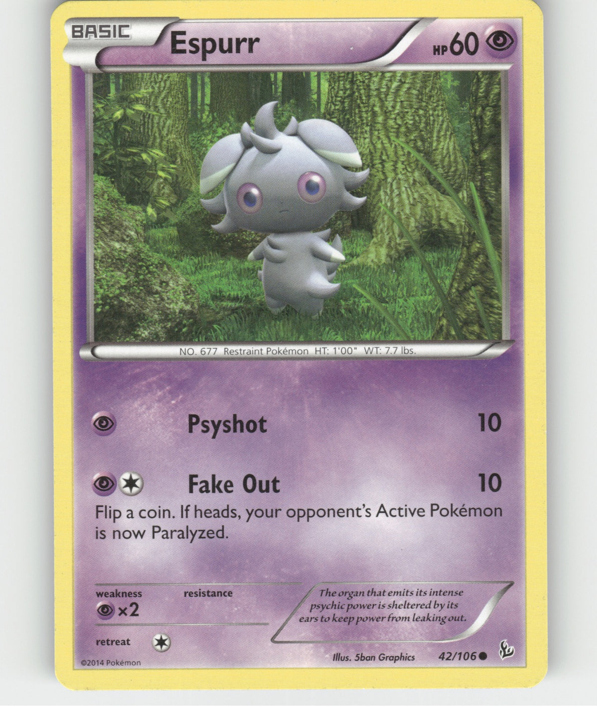 Espurr Common XY - Flashfire 42/106 NM
