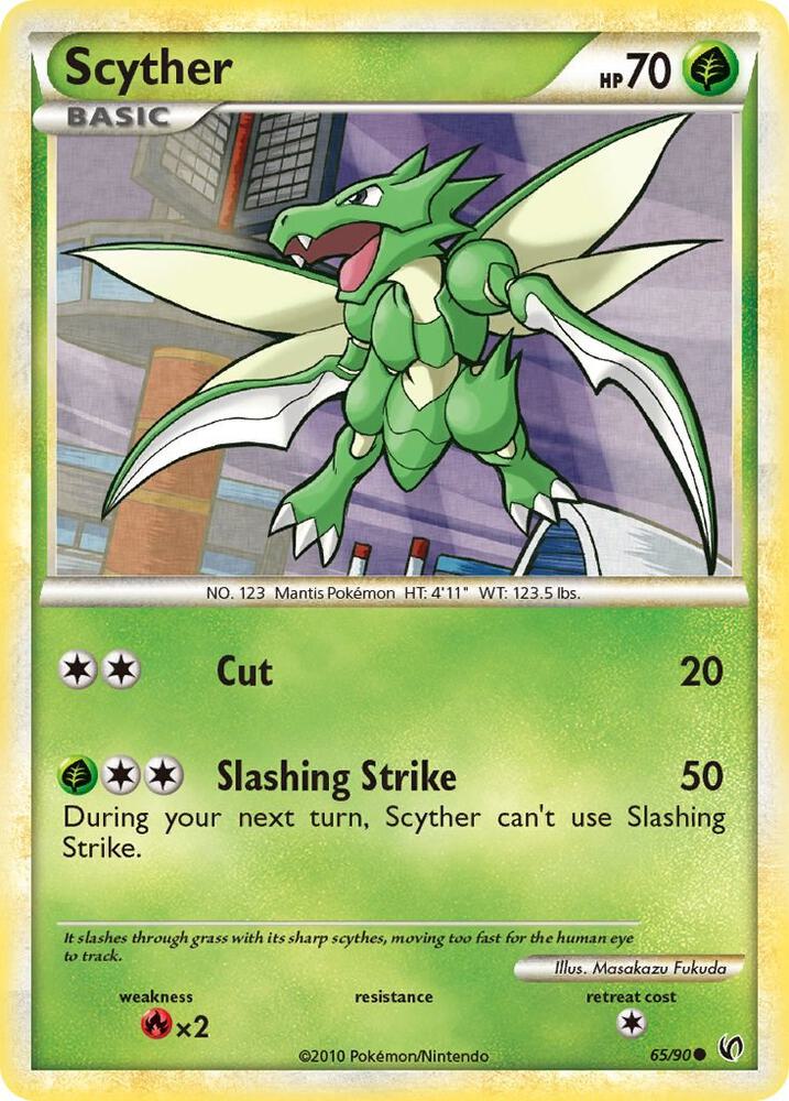 Scyther (65) Common Undaunted 65/90 NM