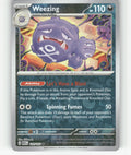 Weezing Reverse Holo Rare SV: Scarlet & Violet 151 110/165 NM
