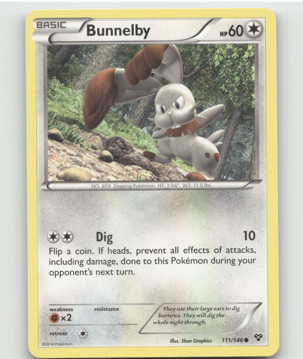 Bunnelby Common XY Base Set 111/146 LP