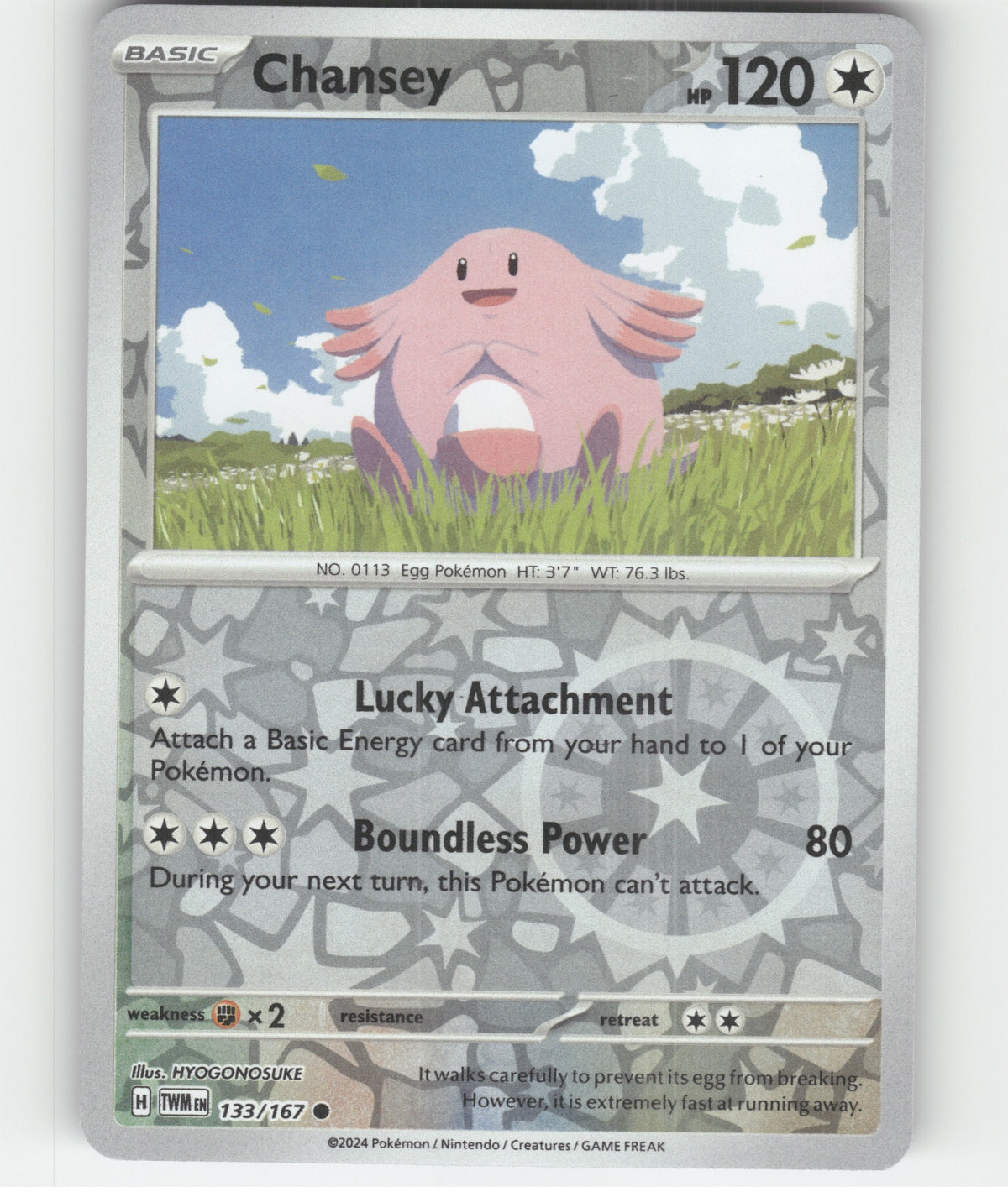 Chansey Common SV06: Twilight Masquerade 133/167 NM
