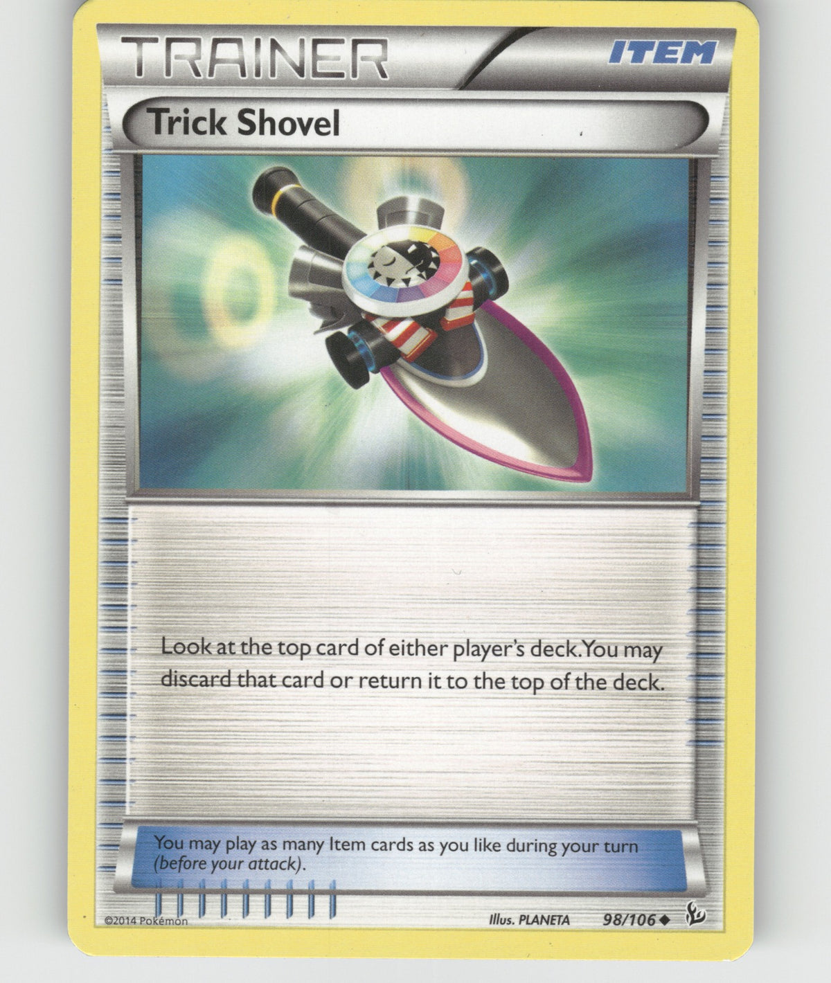 Trick Shovel Uncommon XY - Flashfire 98/106 NM