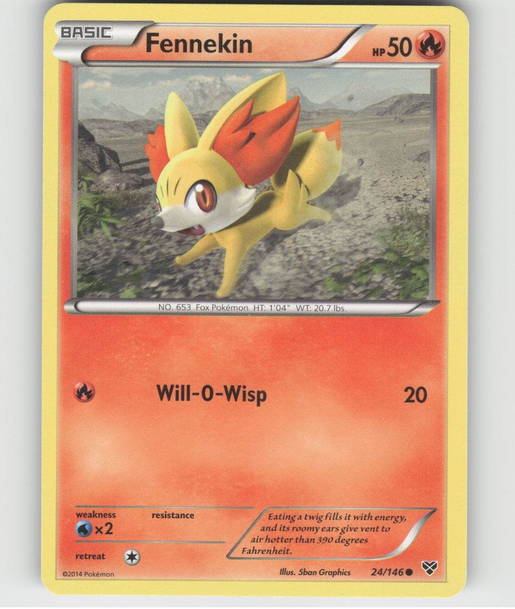 Fennekin Common XY Base Set 24/146 LP