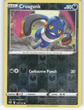 Croagunk Reverse Holo Common SWSH12: Silver Tempest 109/195 NM