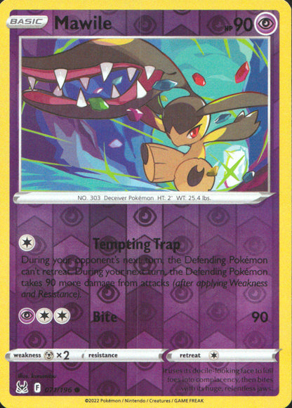Mawile Reverse Holo Common SWSH11: Lost Origin 071/196 NM