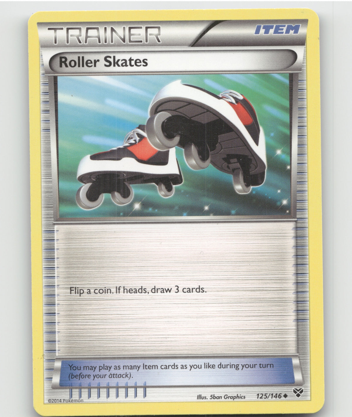 Roller Skates Uncommon XY Base Set 125/146 LP