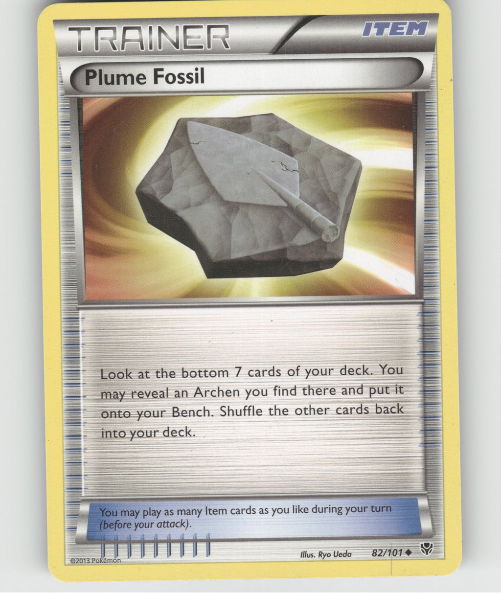 Plume Fossil Uncommon Noble Victories 93/101 NM
