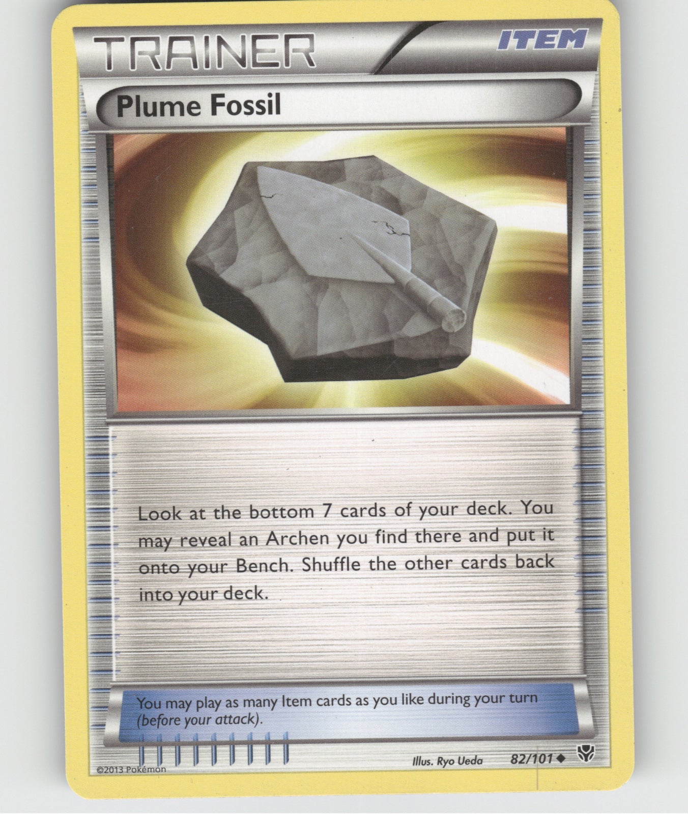 Plume Fossil Uncommon Noble Victories 93/101 NM