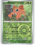 Paras Reverse Holo Common SV: Scarlet & Violet 151 046/165 NM