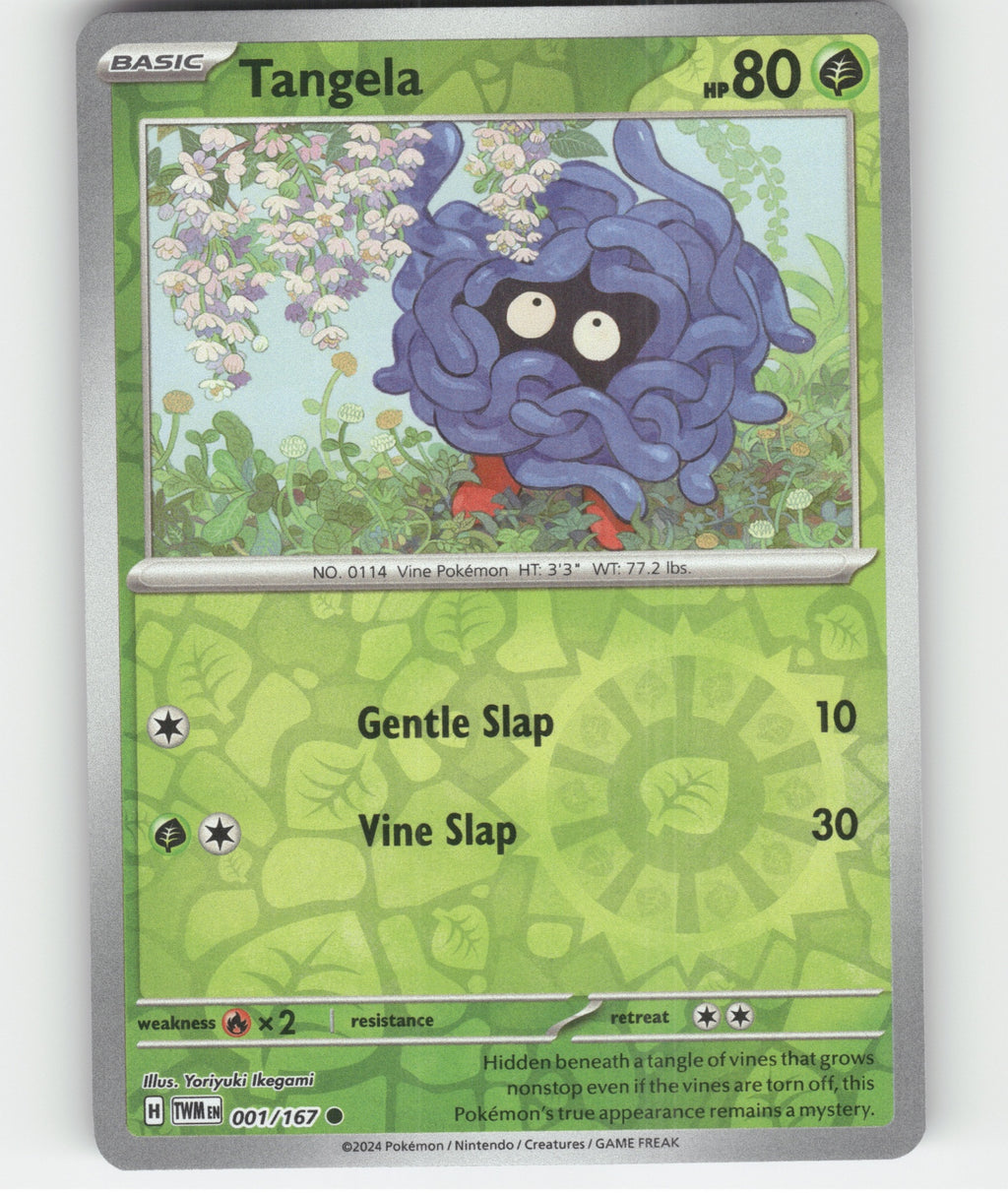 Tangela Common SV06: Twilight Masquerade 001/167 NM