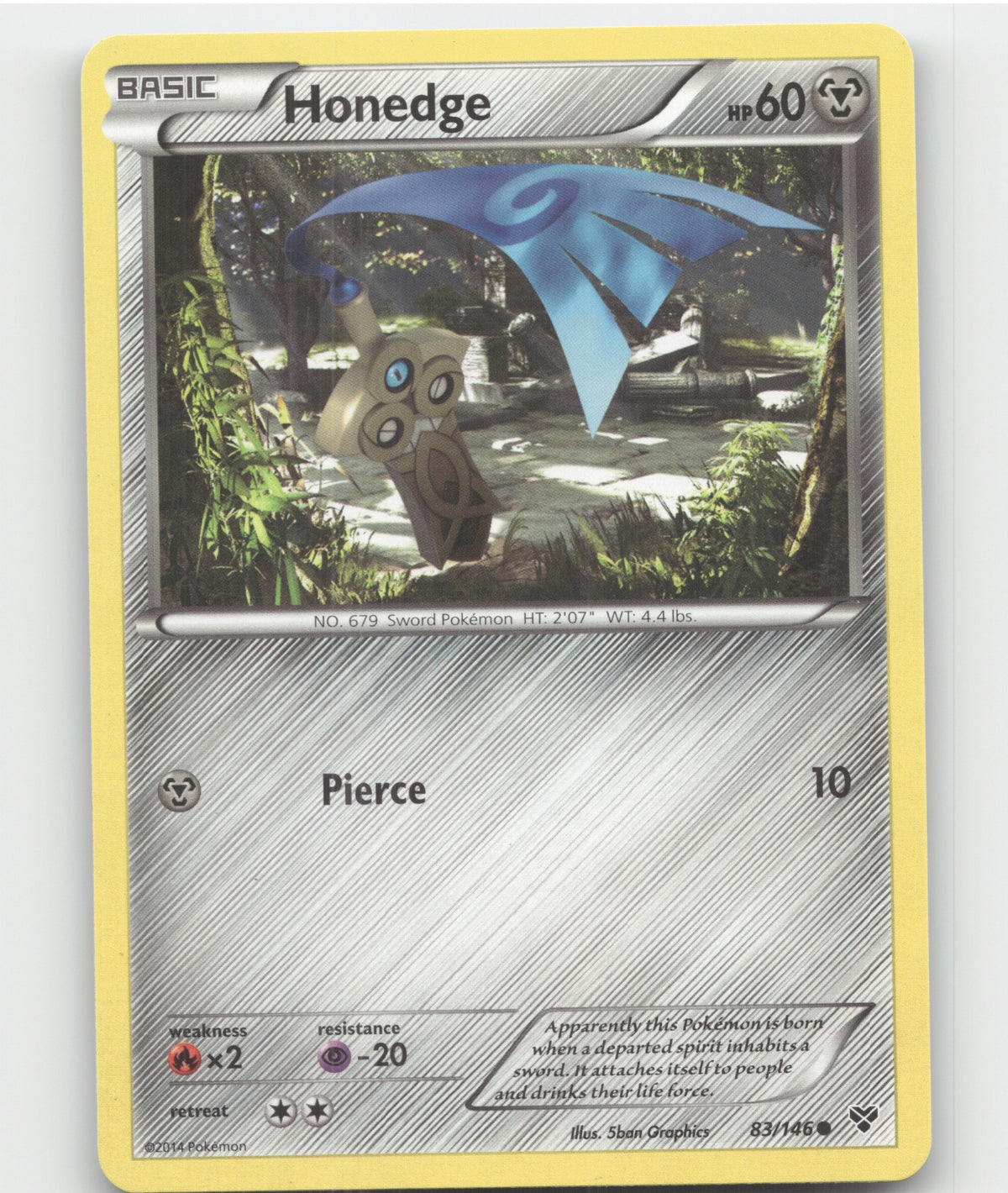 Honedge Common XY Base Set 83/146 LP