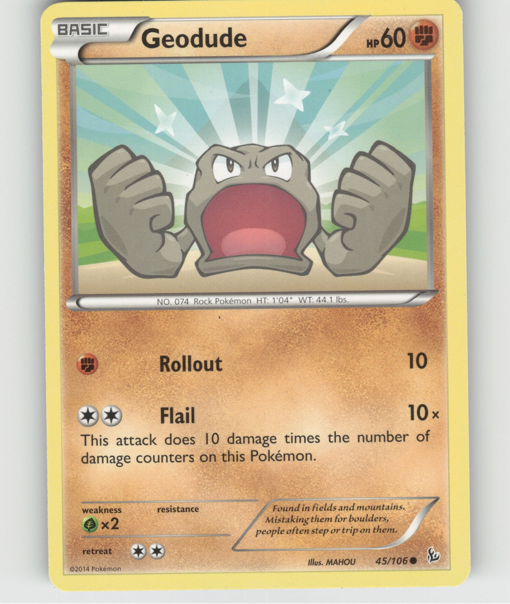 Geodude Common XY - Flashfire 45/106 NM