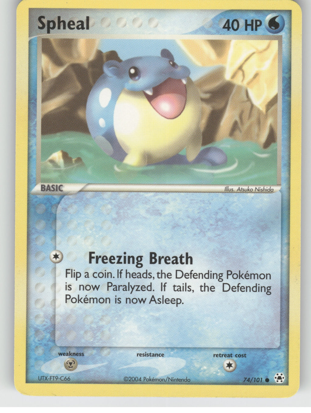 Spheal Common EX Hidden Legends 74/101 NM