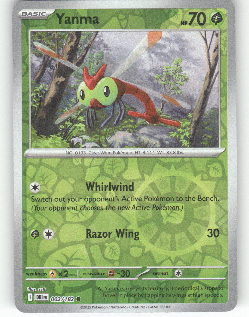 Yanma Reverse Holo Common SV10: Destined Rivals 002/182 NM
