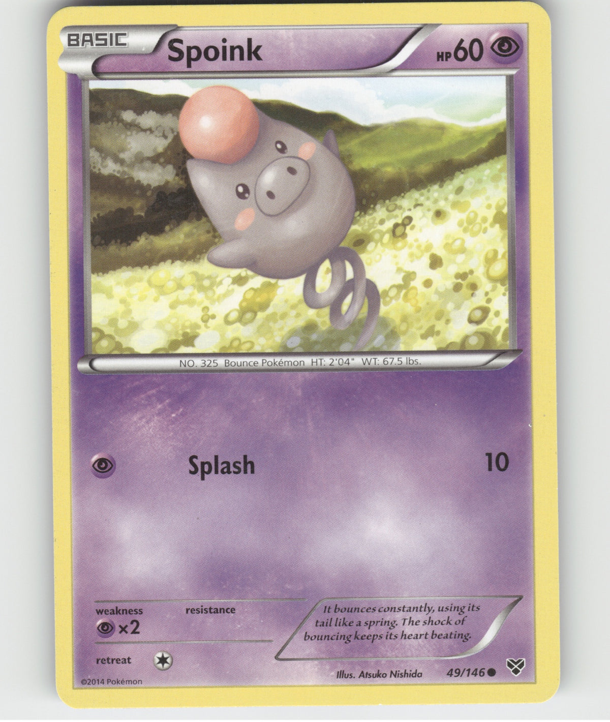 Spoink Common XY Base Set 49/146 LP